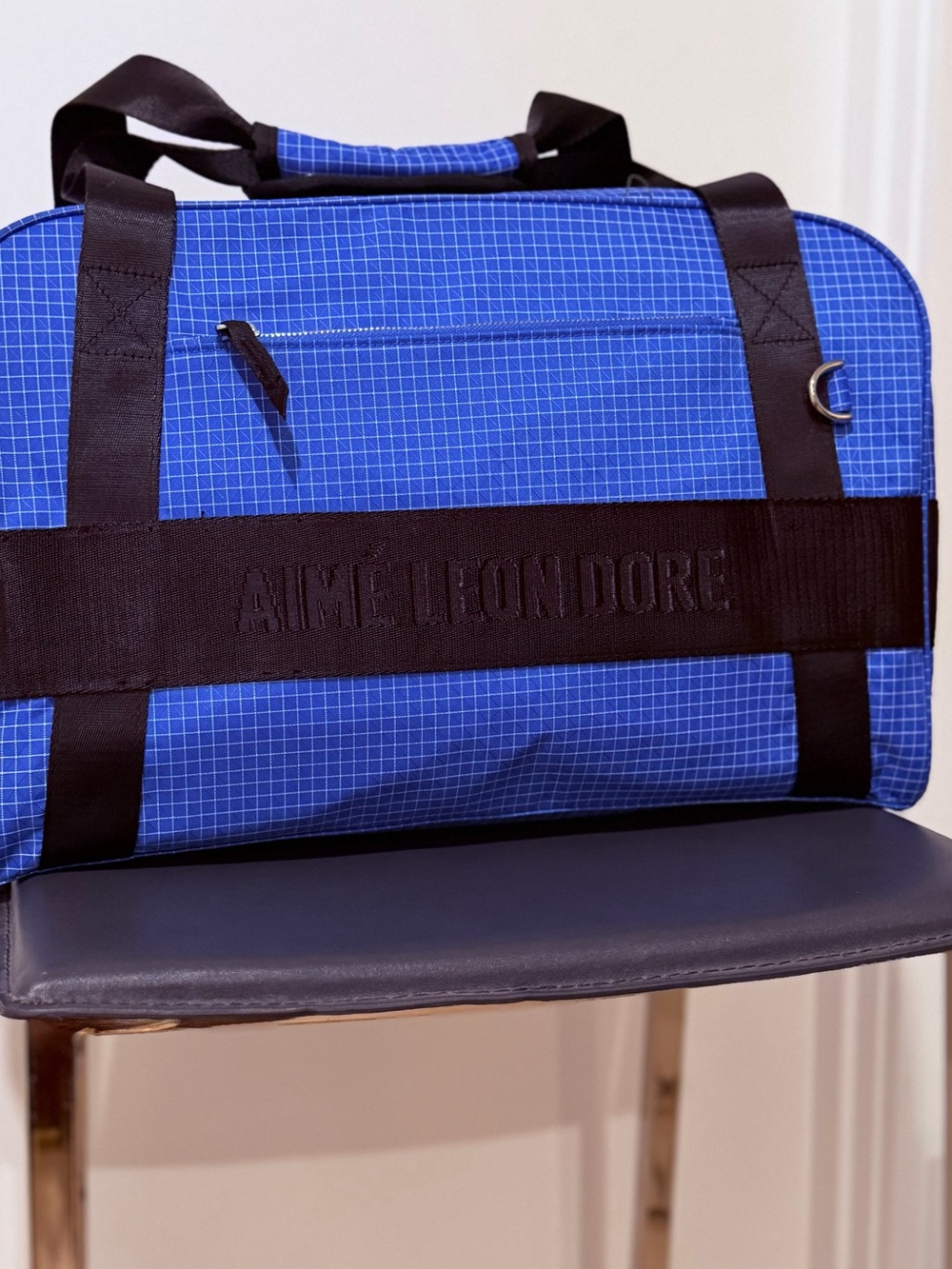 Aime Leon Dore Blue Duffel Bag for Men